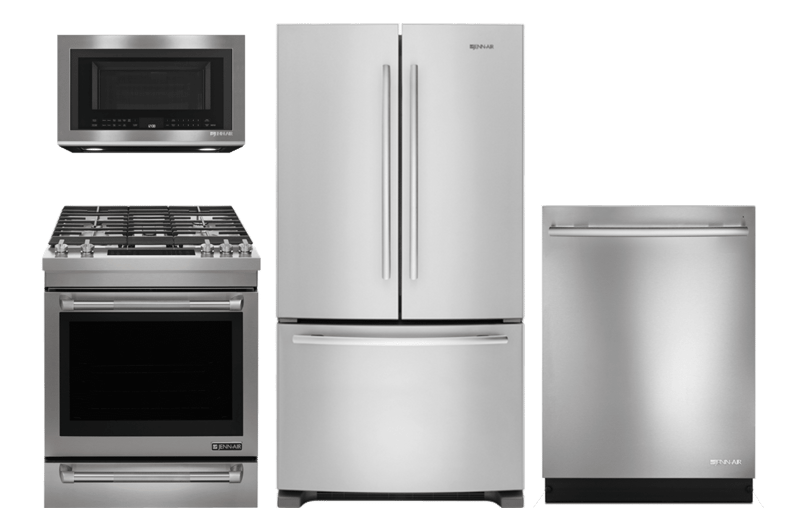 Jenn-Air Counter Depth Package Refrigerator and Gas Range Package