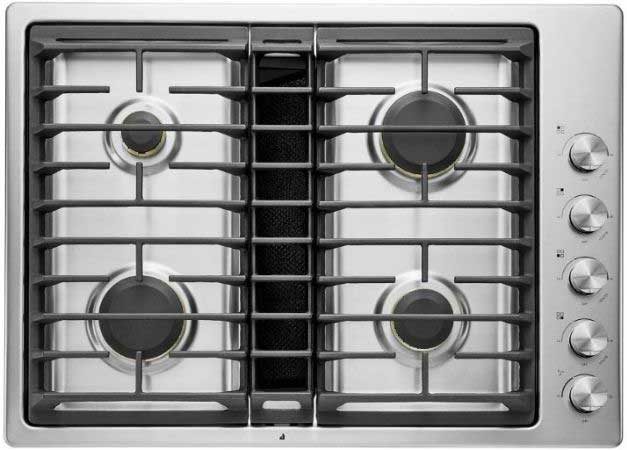 best gas cooktop with downdraft ventilation