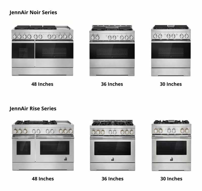 JennAir-Noir-and-Rise-Pro-Range-Series-Sizes