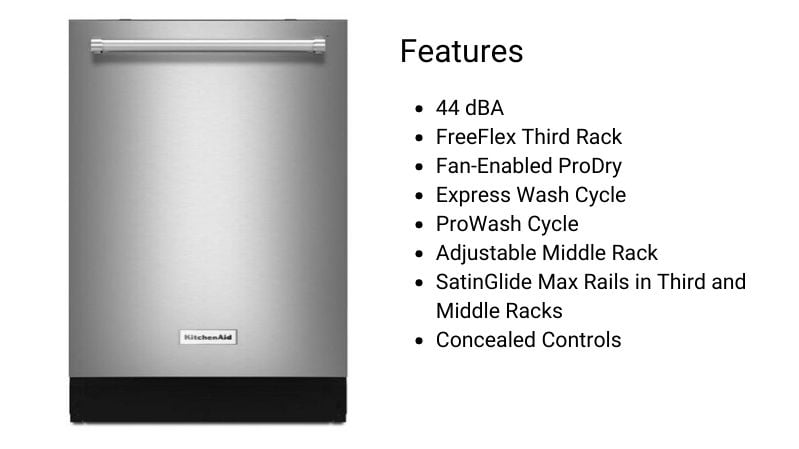KitchenAid Dishwasher KDTM604ESS