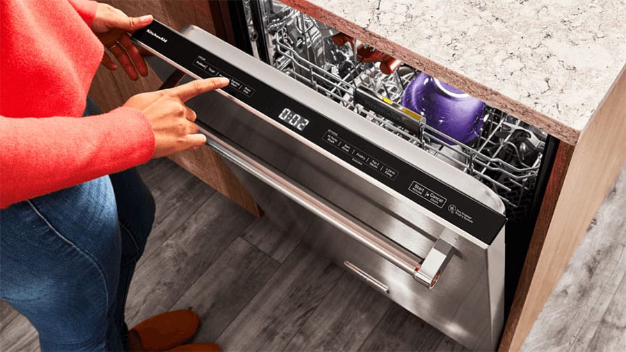 kitchenaid dishwasher control panel replacement