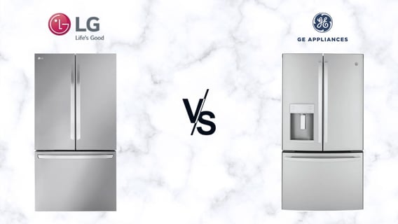 LG vs GE French Door Counter-Depth Refrigerators