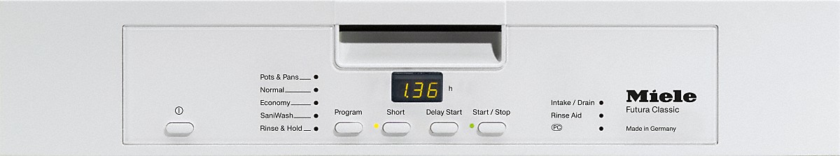 Miele G4228 control panel