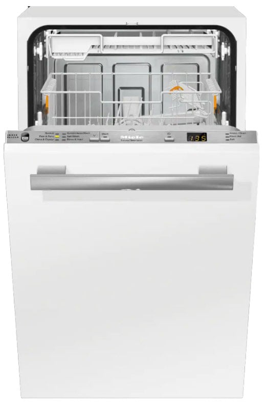 18 inch built in dishwasher white