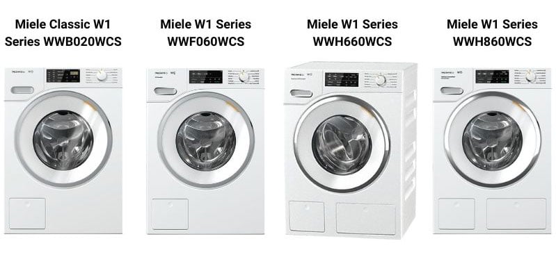 Miele wwb020wcs w1 washer and twb120wp store t1 dryer