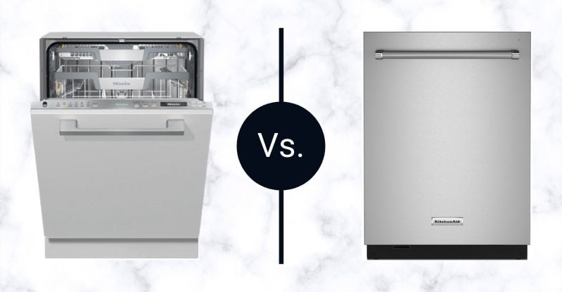 Miele-vs-kitchenaid-600-series-dishwasher