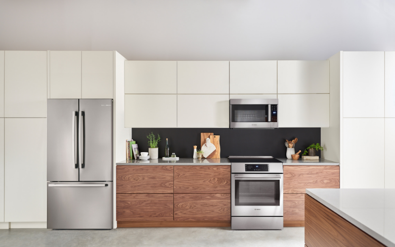 New Bosch Refrigeration Kitchen