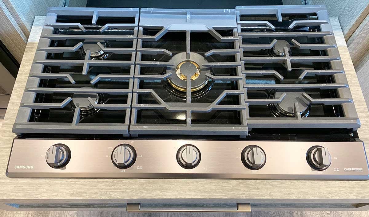 New Samsung 36Inch Gas Cooktop NA36N6555TS (Review / Ratings / Prices)