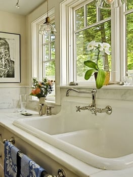 Overmount sink - Courtesy of Houzz