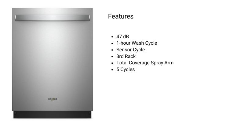 whirlpool 55 decibel dishwasher reviews