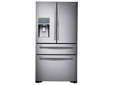 Refrigerator_French-Door_RF22KREDBSR_Front_Closed_Silver