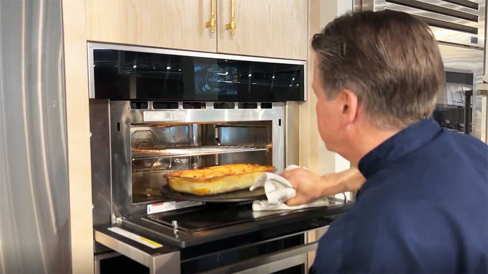 Resident-Chef-Shipley-at-Yale-Appliance-Testing-Monogram-Speed-Oven