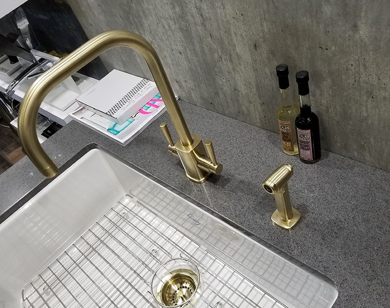 Rohl Gold Faucet 2018 Architectural Digest Design Show