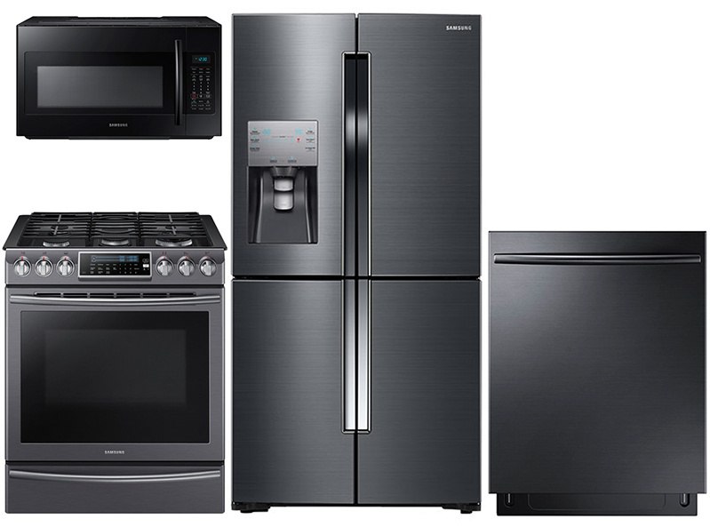 Samsung Black Stainless Steel Kitchen Package