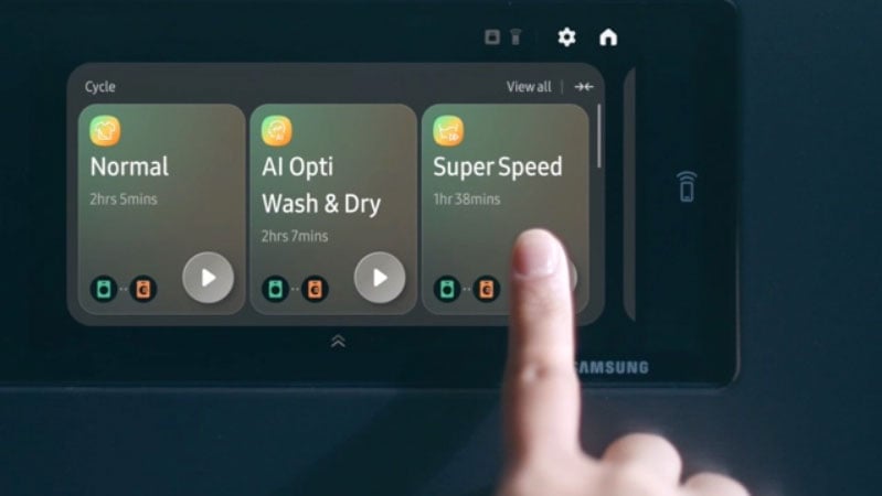 Samsung-Bespoke-AI-Combo-WD53DBA900HZA1-Touch-Controls-and-Options