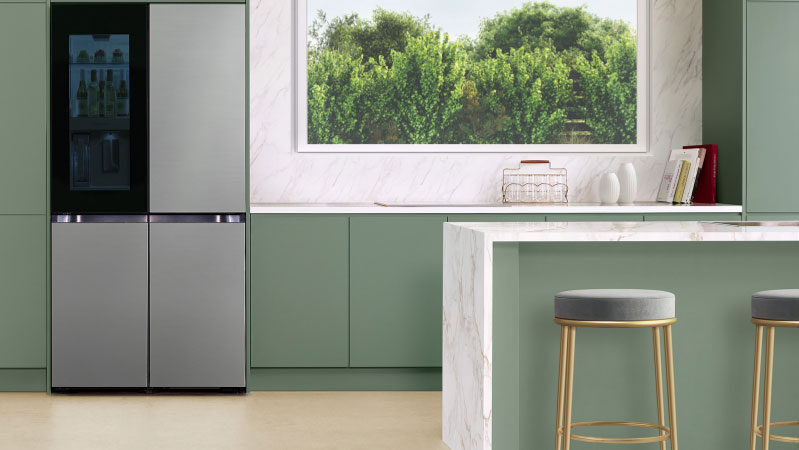 Samsung-bespoke-refrigerator-with-triple-cooling-system