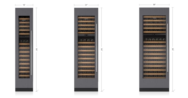 Sub-Zero Wine Storage Size Columns