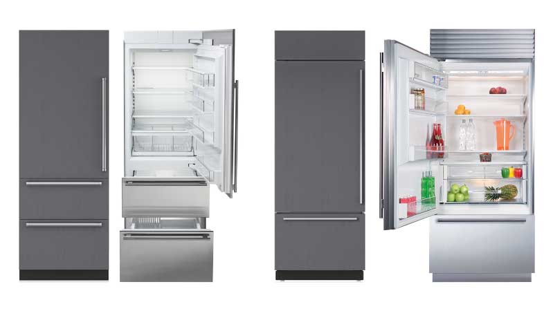 built in refrigerator 30 inch wide