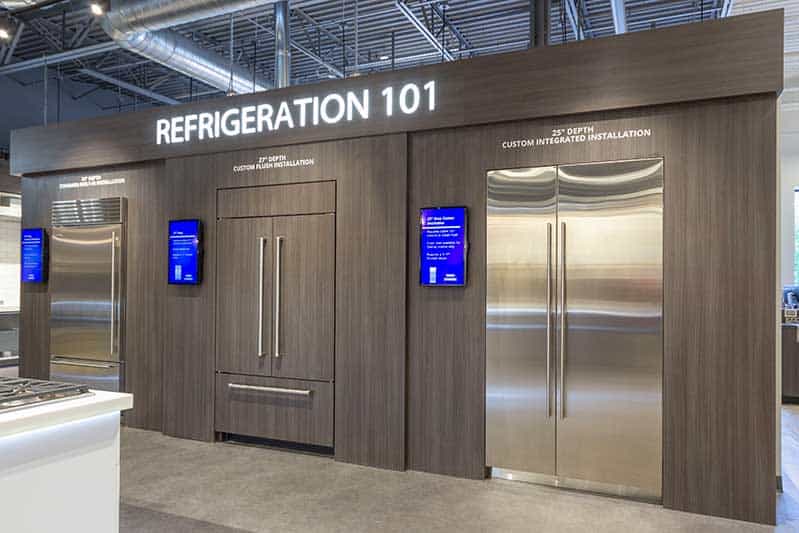 sub zero integrated refrigerator installation