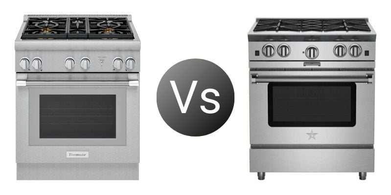 Thermador Vs BlueStar 30-Inch Professional Ranges