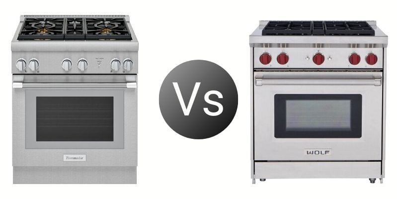 Thermador Vs. Wolf 30-Inch Professional Ranges