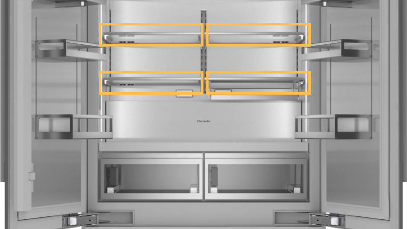 Thermador-Pro-Built-In-Refrigerator-T42BT120NS-adjustable-shelving-(1)