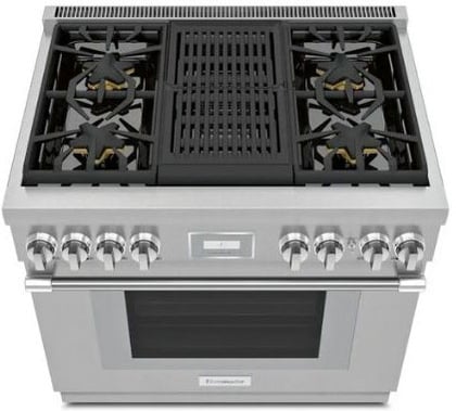 Thermador-pro-range-with-built-in-grill-PRG364WLH