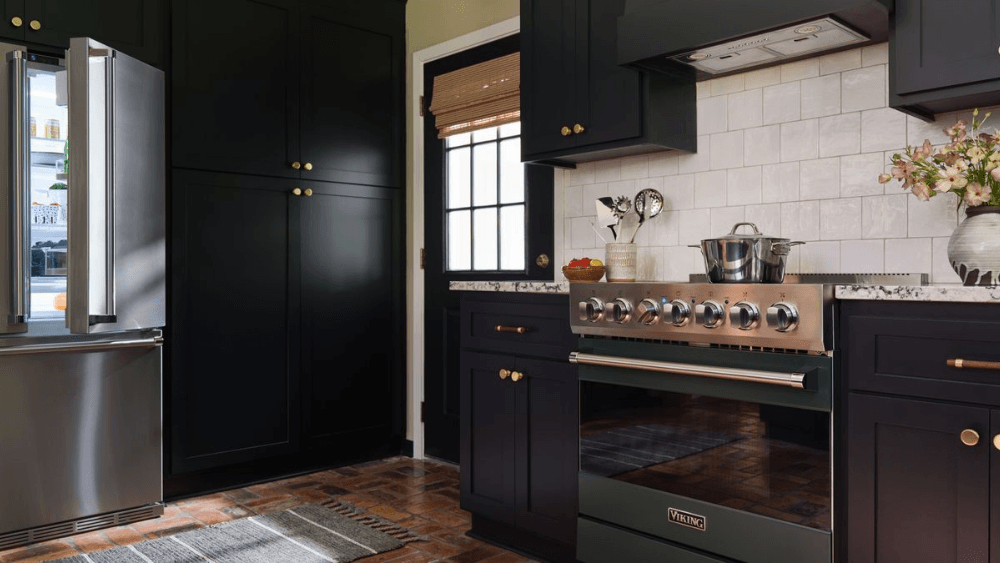 Viking-36-Inch-Pro-Range-Custom-Color-Green-Kitchen