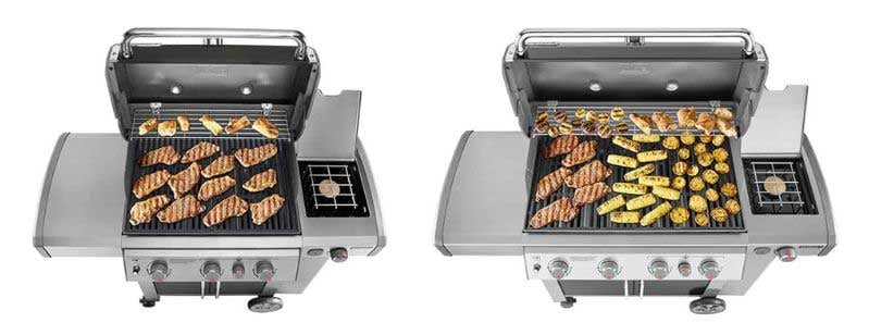 Weber-Genesis-Cooking-Area-Sizes