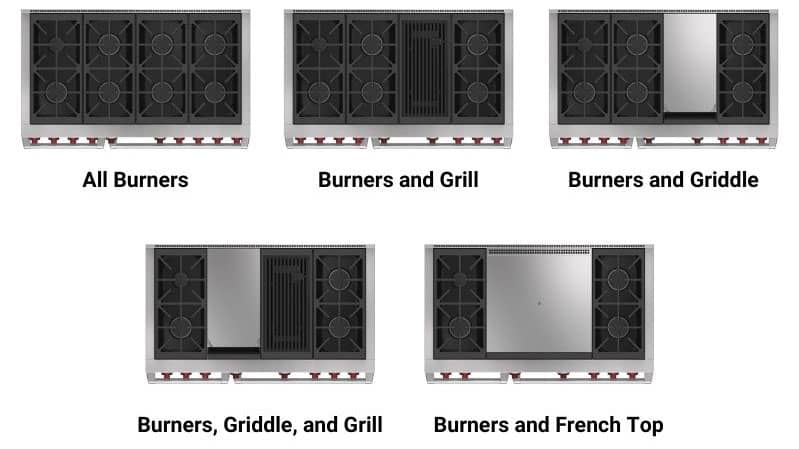 Wolf-Dual-Fuel-Pro-Range-Configurations