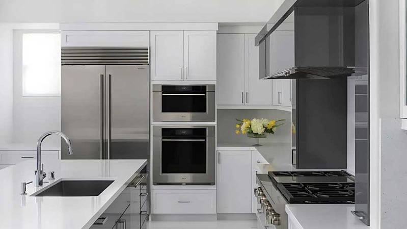 Wolf-Steam-Oven-CSO3050TM-Installed-Above-a-Wall-Oven