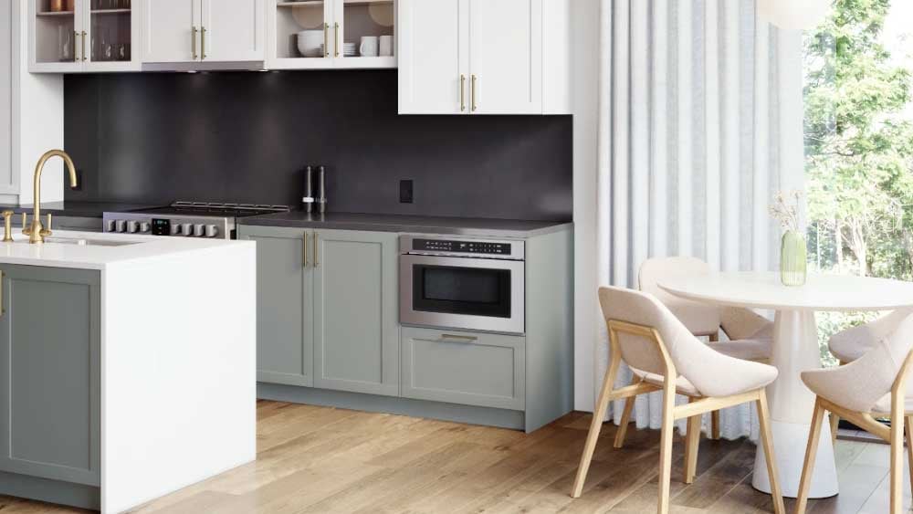 Yale-Appliance-YMD241AS-Microwave-Drawer-Installed