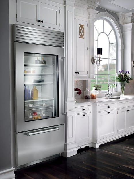 Is A Sub Zero Refrigerator Worth The Money Prices Reviews Ratings Bi 36 Professional Sub Zero Refrigerator With Gl Door In Live Kitchen Jpg