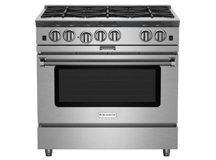 36-inch Platinum Series Freestanding Range from BlueStar