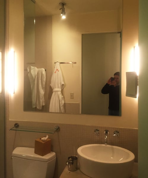 Chamber Hotel Bathroom Lighting