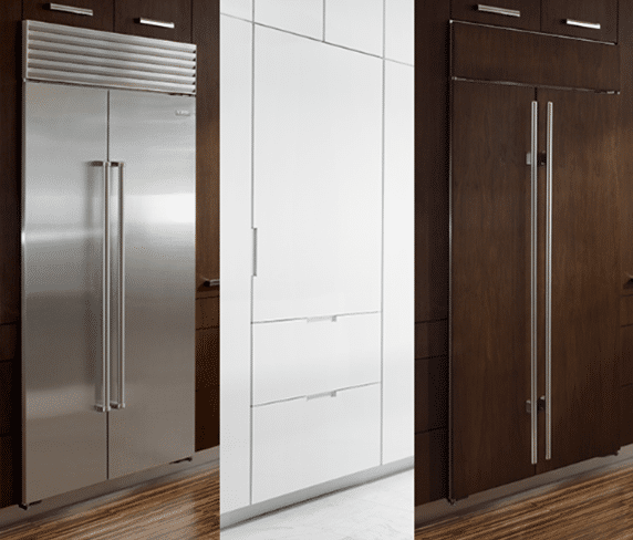 Thermador Vs Ge Monogram Integrated Refrigerator Columns Reviews Refrigerator Comparison Png