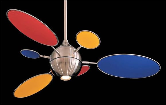 The Cirque Contemporary Ceiling Fan The Cirque Contemporary Ceiling Fan