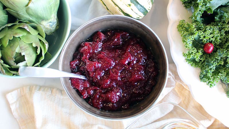 Tangy and Sweet Cranberry Sauce Made by Saba Wahid at Yale Appliance