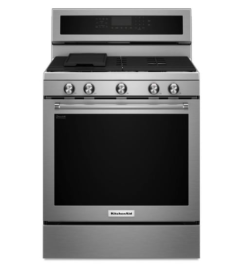 Best Freestanding Slide In Gas Range Deals 2019 Reviews Ratings Kitchenaid Kfgg500ess