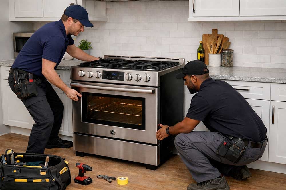 gas-range-installation