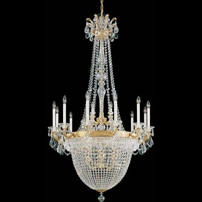 Schonbek Swarovski 'La Scala Empire' Collection Chandelier Schonbek Swarovski 'La Scala Empire' Collection Chandelier