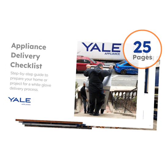 appliance delivery checklist
