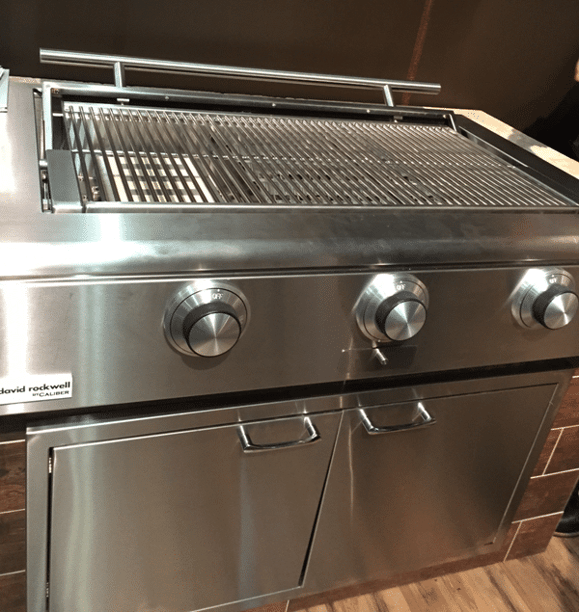 Caliber grill at architectural digest home design show