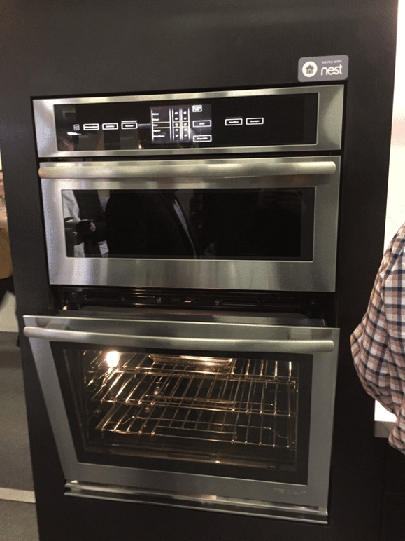 jenn air wall oven with Nest at architectural digest home design show