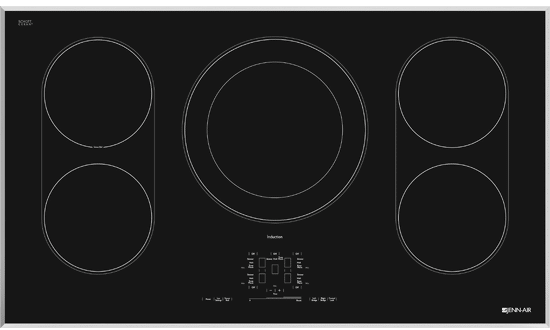 Jenn Air JIC4536XS powerful induction cooktop 