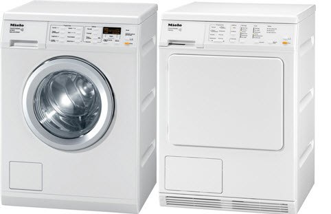 Miele W3038 and T8023C pair  Best Compact Condenser laundry 