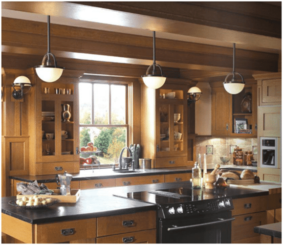 Hudson Valley's "Stratford" Series Pendant craftsman kitchen Hudson Valley's "Stratford" Series Pendant craftsman kitchen