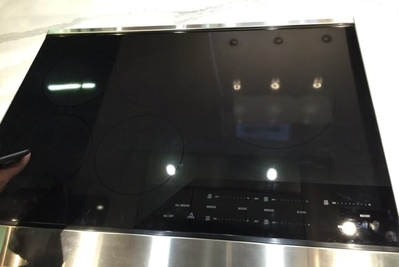 wolf induction range at architectural digest home design show