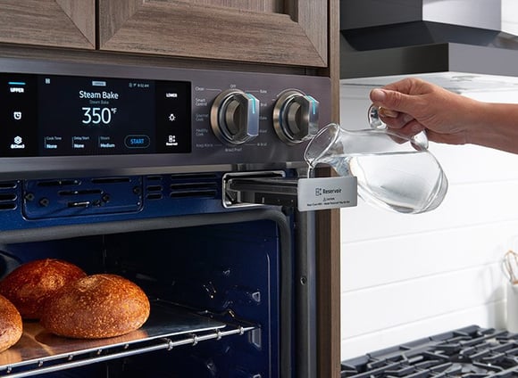 samsung wall oven steam cooking