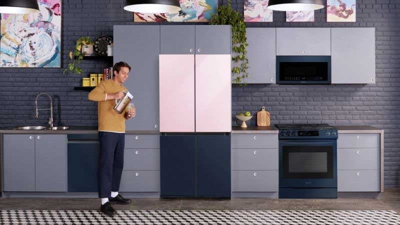 samsung-bespoke-navy-range-dishwasher-and-microwave